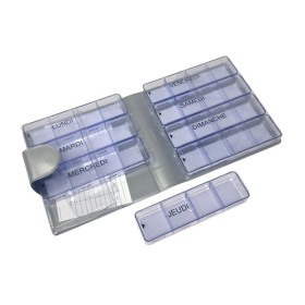 Pilulier hebdomadaire grands traitements, pochette grise