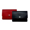 Pilulier semainier et pochette simili rouge