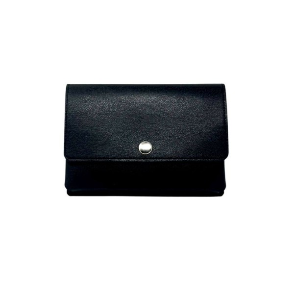 Pilulier semainier et pochette simili noir