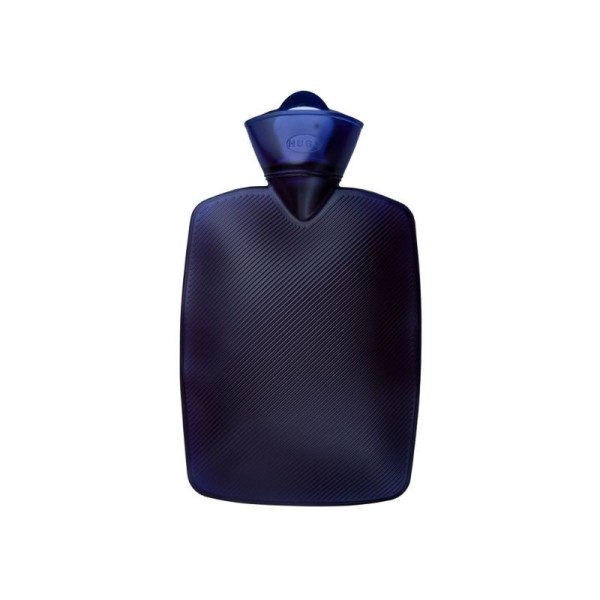 Bouillotte à eau 1,8L rainurée transparente colorée