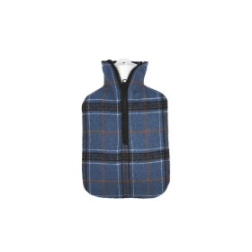 Bouillotte à eau 1,8L housse flanelle écossaise