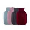 Bouillotte 1,8L housse tricot torsadé douce