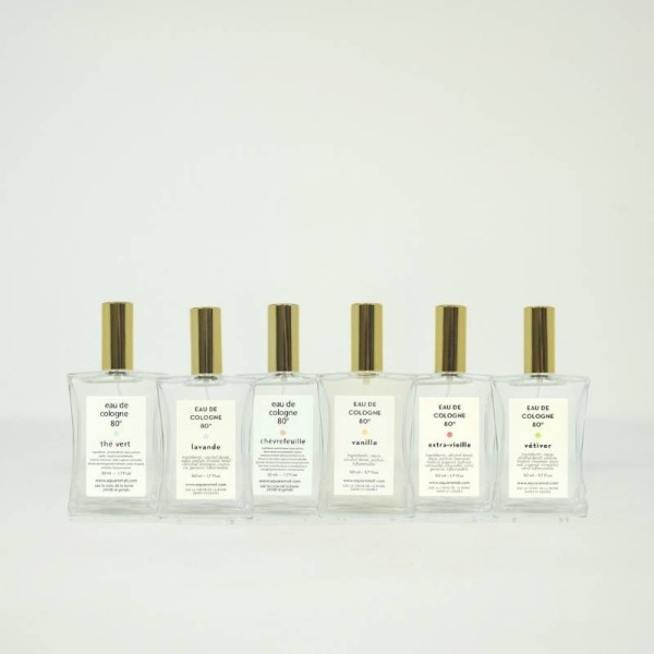 Eau de Cologne 50 ml vaporisateur - Fabrication française Dordogne