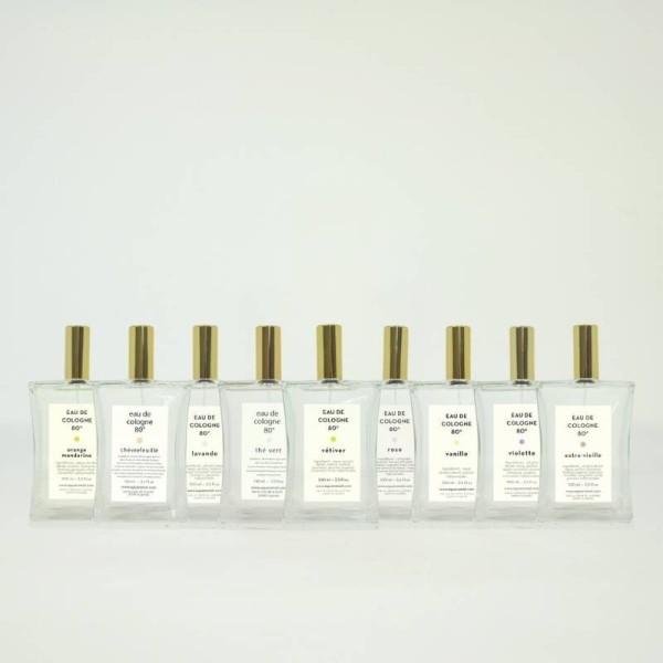 Eau de Cologne 100 ml vaporisateur - Senteurs classiques & fraîches