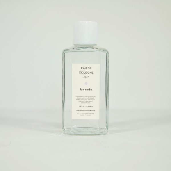 Eau de Cologne 250 ml flacon - Grand format fabrication française