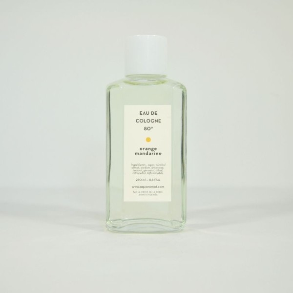 Eau de Cologne 250 ml flacon - Grand format fabrication française