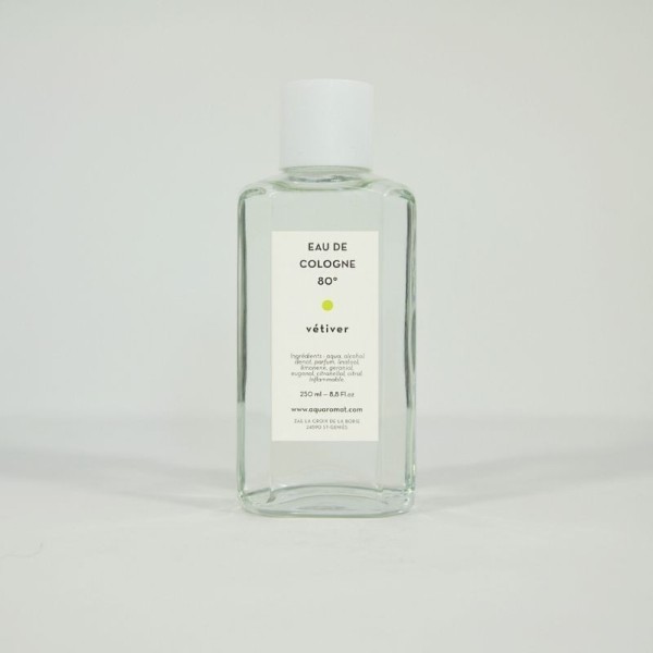 Eau de Cologne 250 ml flacon - Grand format fabrication française