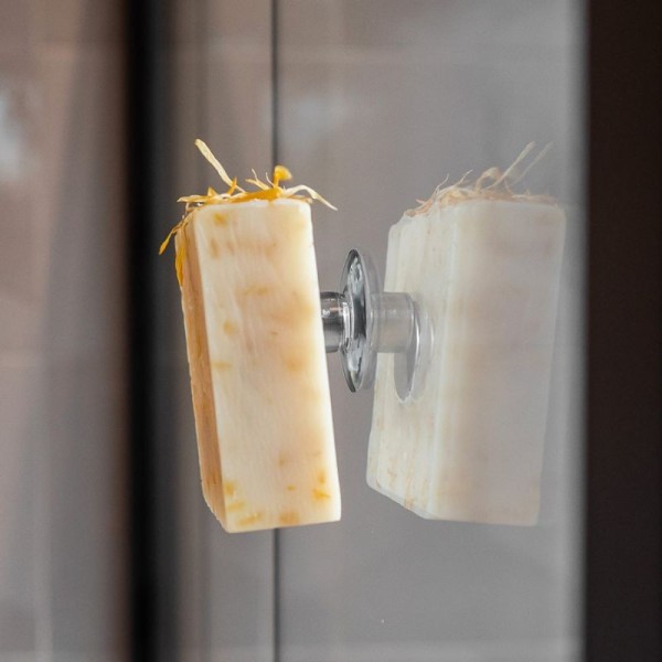 Porte-savon aimanté sans perçage - Fabrication française