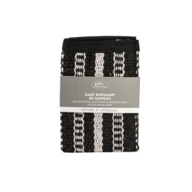 Gant exfoliant doux naturel - Crin de chèvre & coton lavable