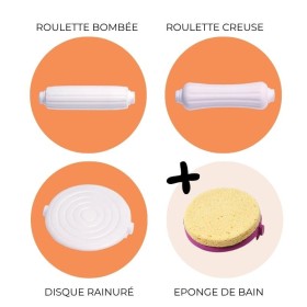 Applicateur manche long + éponge de bain - soins et hygiène