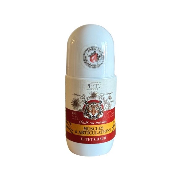 Baume rouge chauffant roll-on, douleurs musculaires et articulaires