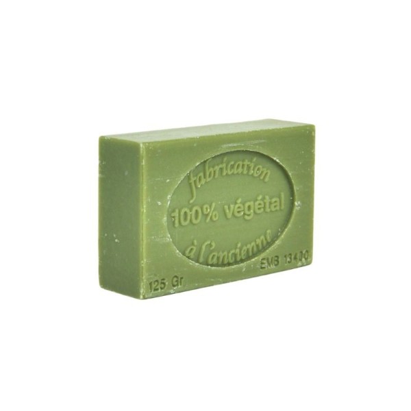 Savon de Marseille naturel 125 g - Karité & fabrication française