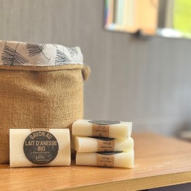 Savon lait d’ânesse BIO 5% - douceur et hydratation
