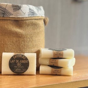 Savon lait de jument BIO 5% - soin peau fragile