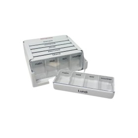 Pilulier semainier avec cases modulables