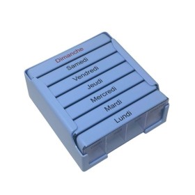 Pilulier semainier medi-7 bleu